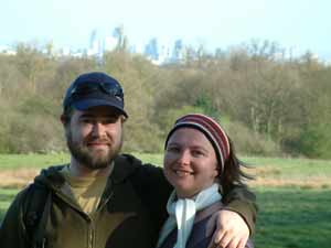 Gabe and Maya on the Heath